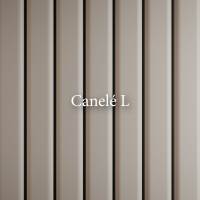 Foto: Noel & Marquet<br/>CANELÉ-platene kan brukes i par for å skape dynamiske komposisjoner, eller individuelt for en mer subtil estetikk. FL11 og WL10 profilene er designet for å matche disse panelene godt, slik at man kan leke seg med ulike oppsett på veggene.
