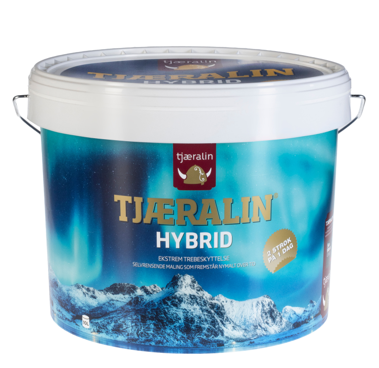 Malingspann med blågrønn etikett, Tjæralin hybrid