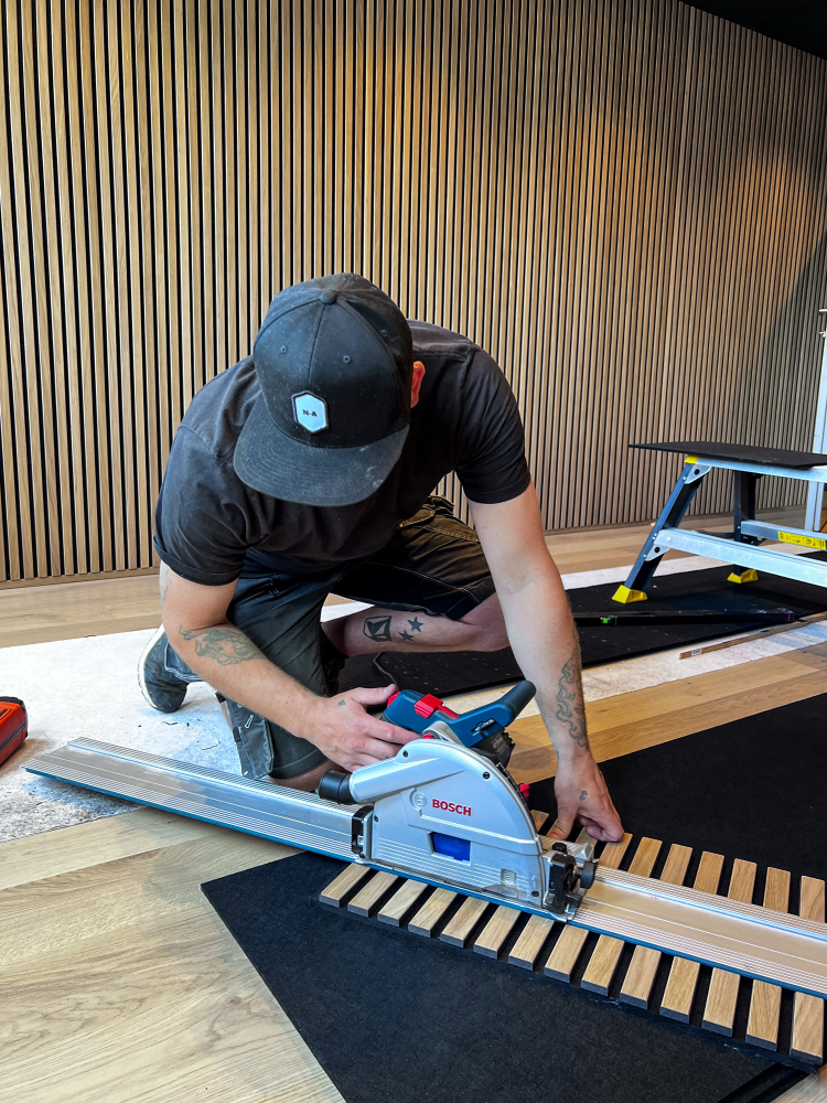 montering av spilepanel