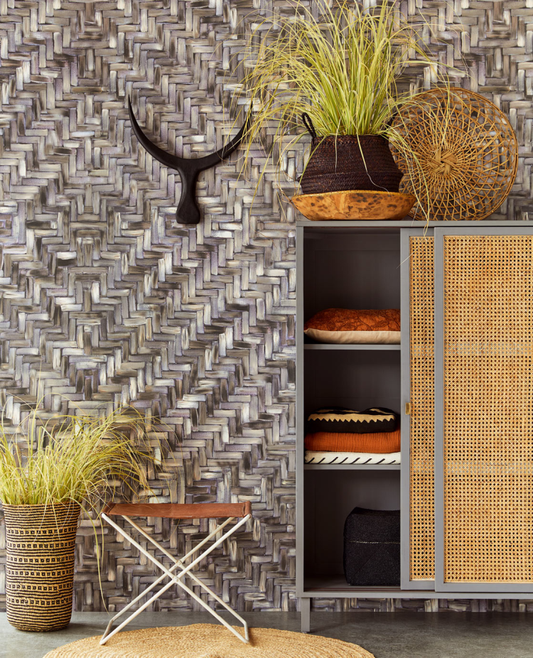 Tapetet her er fra Eijffinger og føres av Storeys.