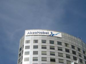 HOVEDKONTOR: Det globale malingkonsernet AkzoNobel har hovedkontor i Amsterdam.
<br />Foto: CC Commons