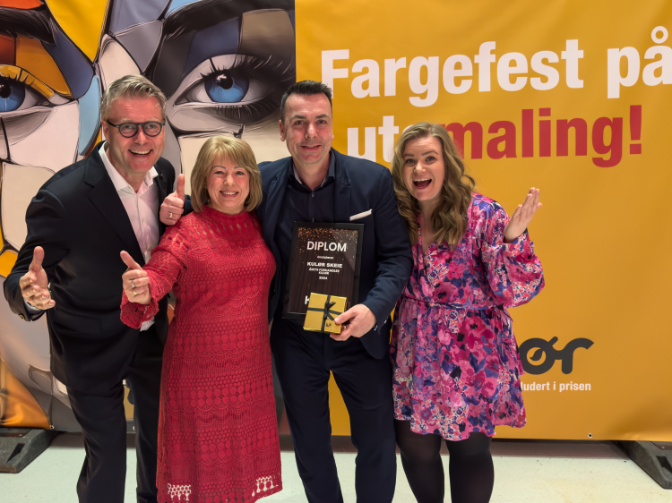 Kulør Skeie stakk av med seieren Årets forhandler under Kulørs kjedetreff.