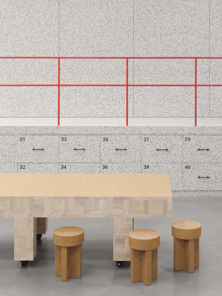 bord av gjenbruksmateriale