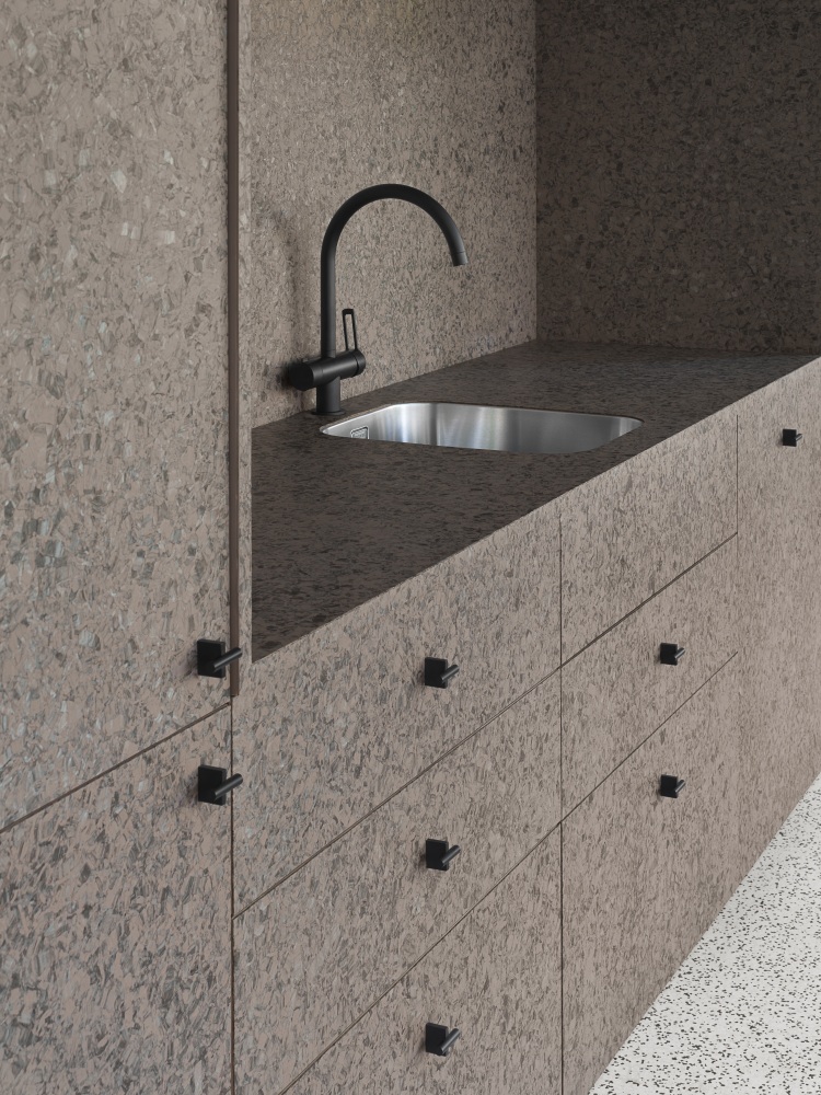 pusset opp kjøkkenet