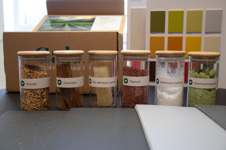 fornybare råvarer og avfallsmaterialer til Artigo Gaia