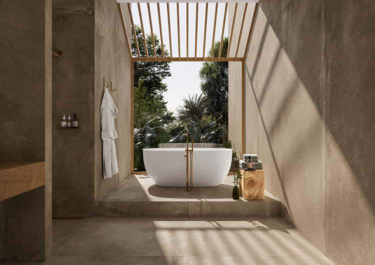 Bad med fliser i 120x240