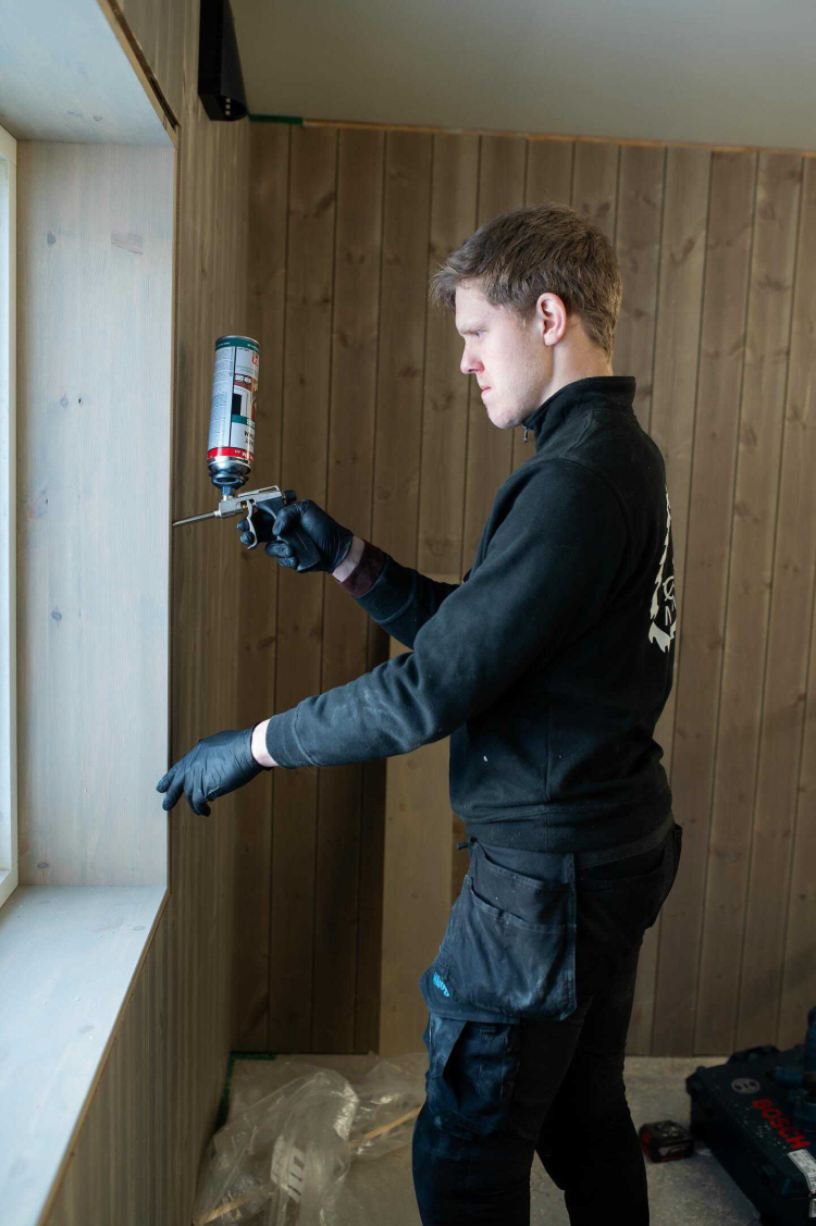 Håndverker i arbeid