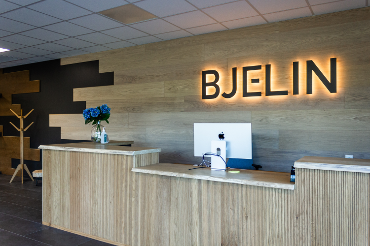 inngang til showroom