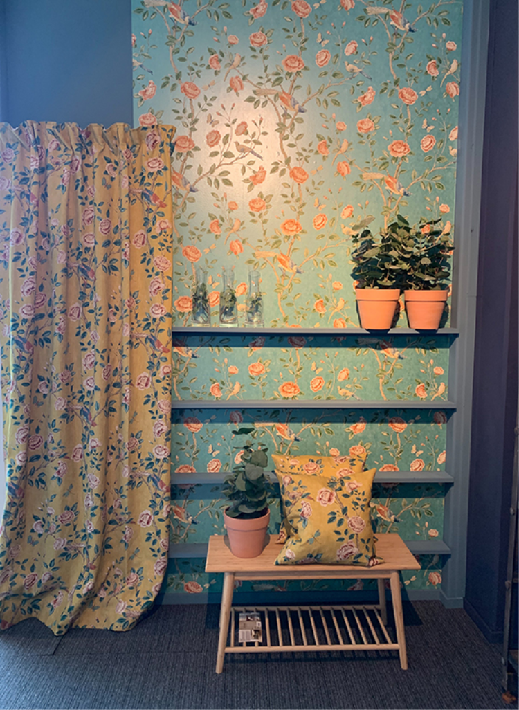 Utformingen er designet for trekke til seg kundenes oppmerksomhet.