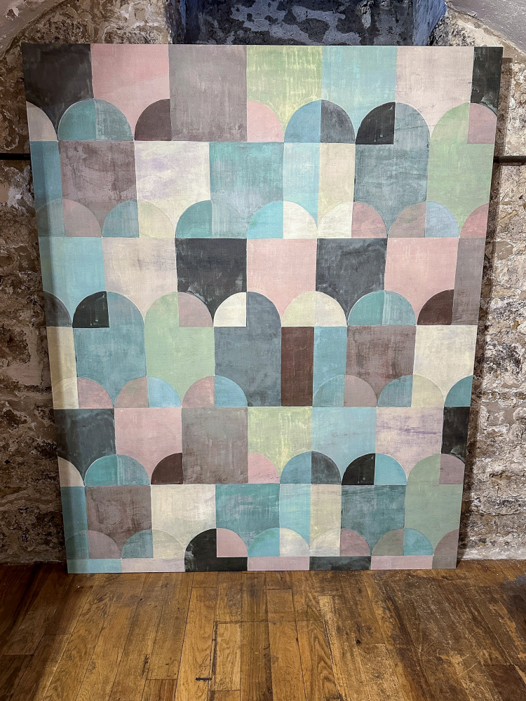 pasteller mønster tekstil plate