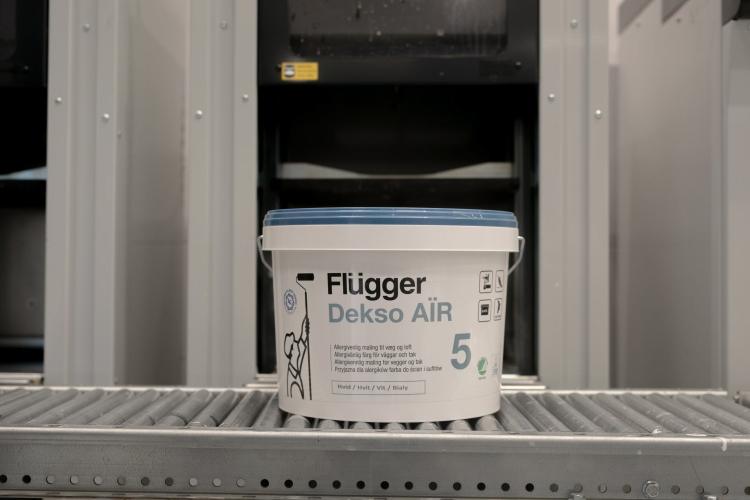 malingboks på rullebånd