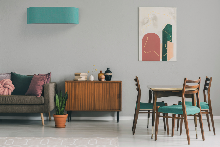 varmempume med tekstiltrekk