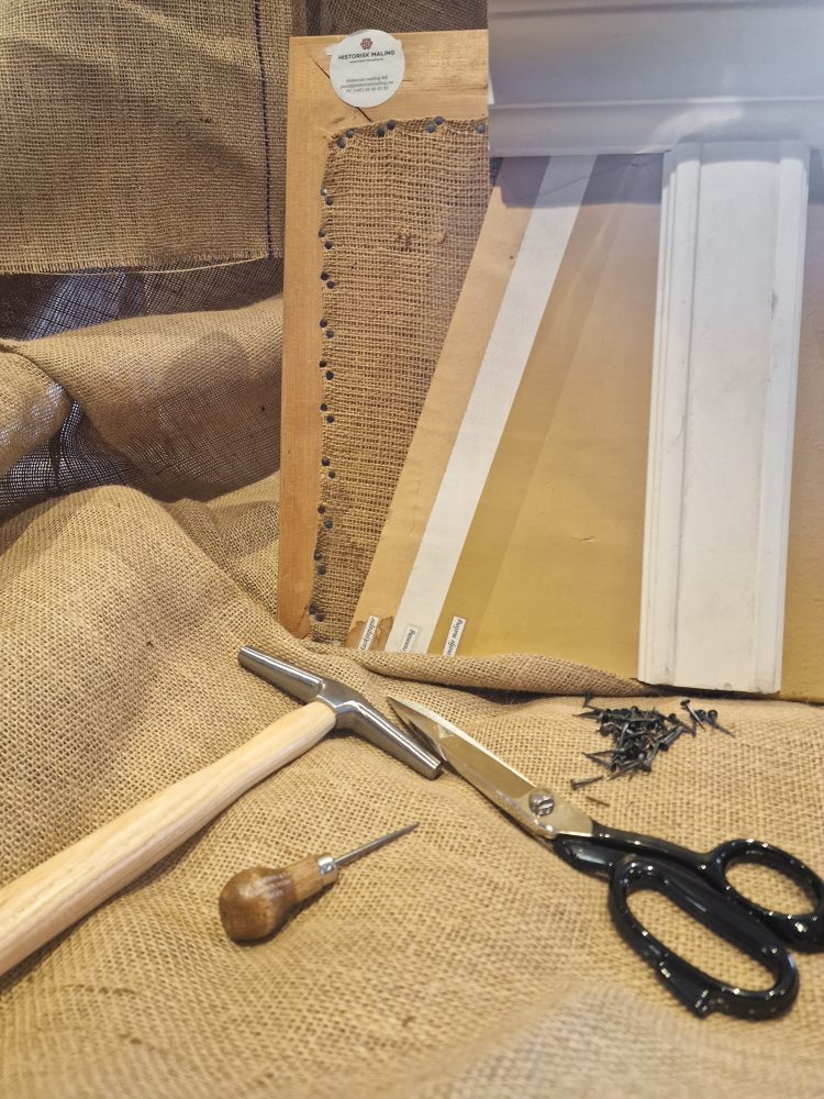 Verktøy for å strekke jutestrie