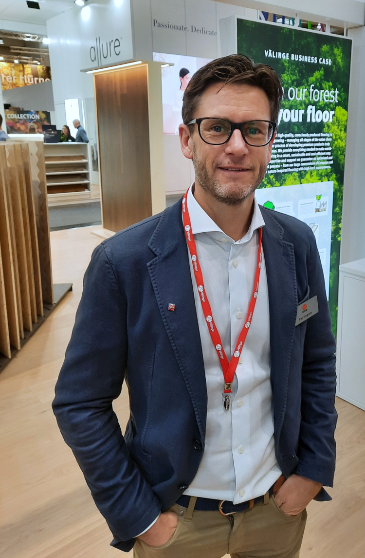  Per Nygren, viseadministrerende direktør, Välinge Innovation.