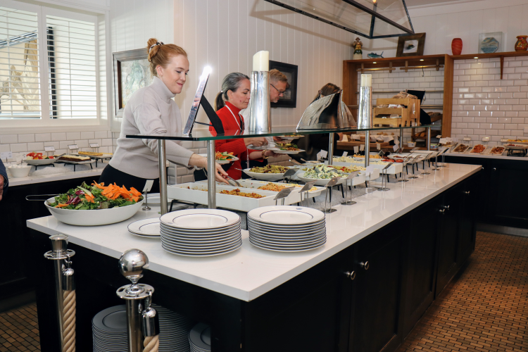 Støtvig hotell, lunsjbuffet