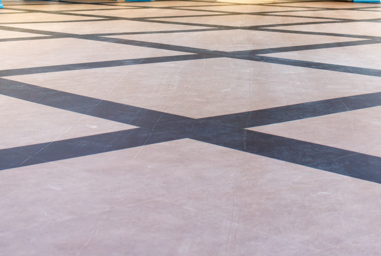 dårlig rengjort LVT