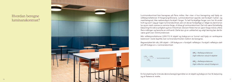 Oppslag fra Fargeveileder skole