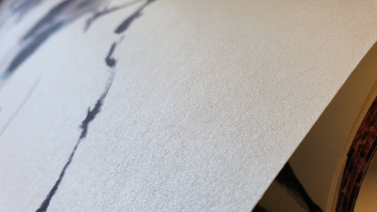 Overflatestruktur fibertapet