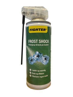 Med frysespray er det lett å kvitte seg med uønskede insekter uten å bruke gift. <br />Foto: Krefting