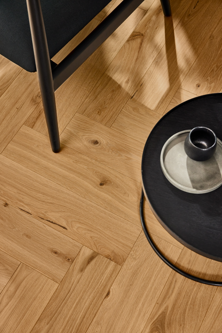 fiskebeinsparkett oljet