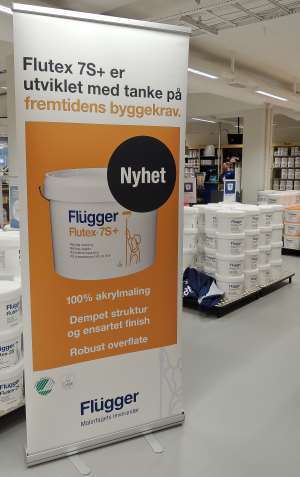 Butikken på Grünerløkka i Oslo er bygd om og rommer nå også Flügger-kjedens hovedkontor. <br />Foto: Chera Westman/ifi.no