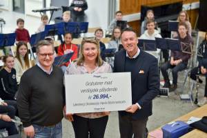 Høvik Blommenholm Løkeberg skolekorps har fått et tilskudd på nesten 27 000 kroner fra fordelsprogrammet Flügger Andelen. <br />Foto: Flügger