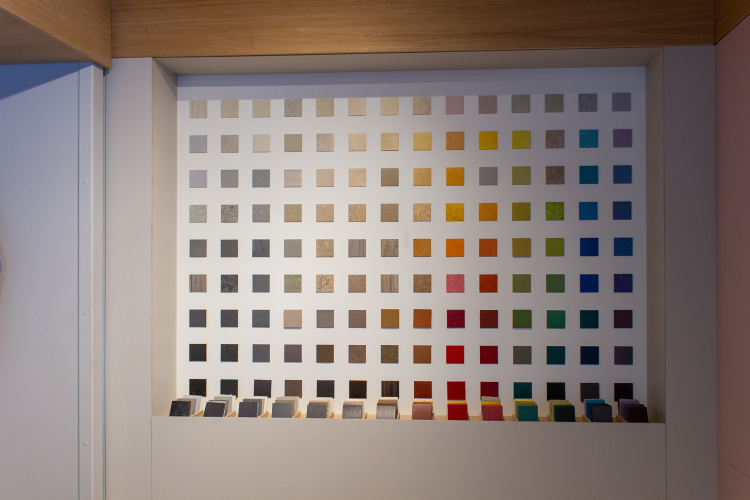 fargeprøver, linoleum