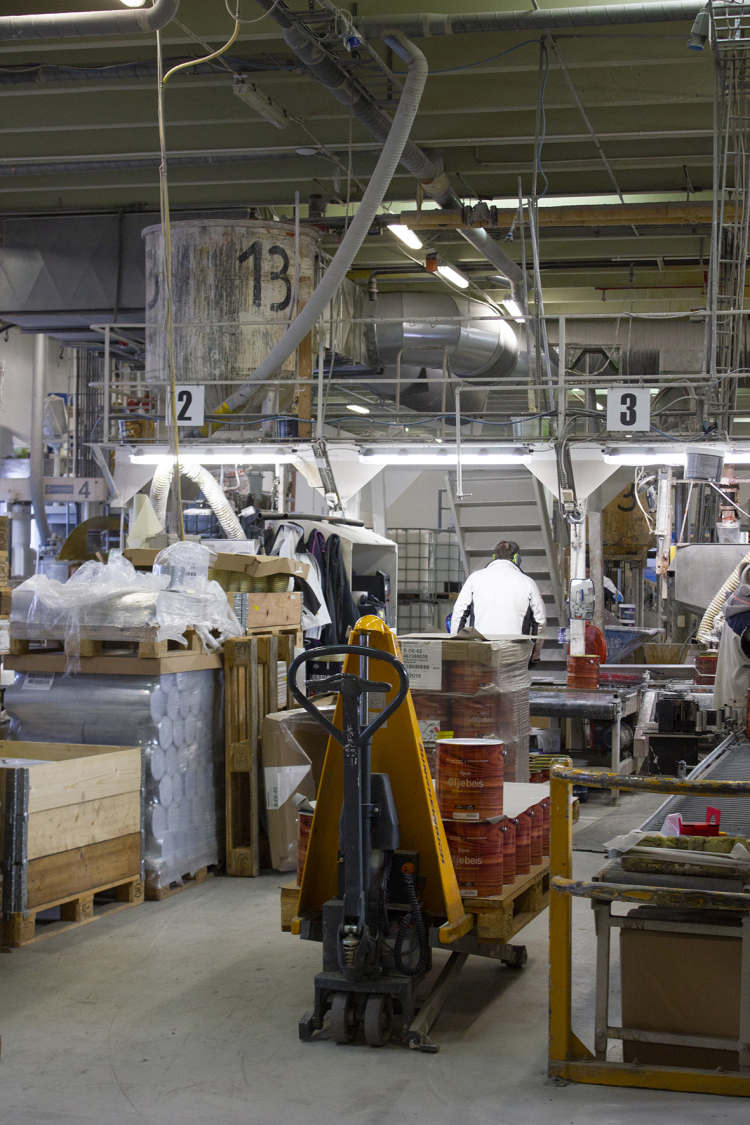 Produksjonshall hos Gjøco