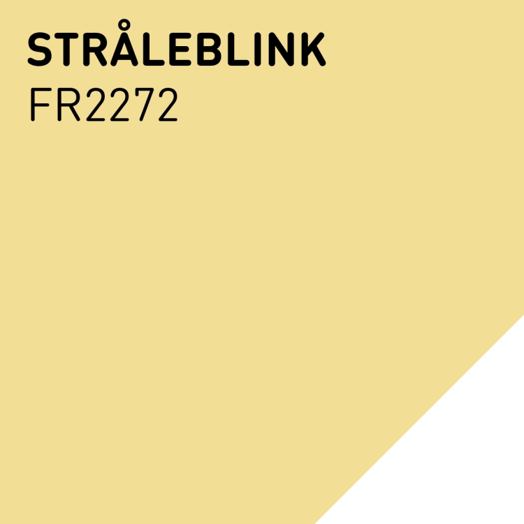 Fargeprøve Stråleblink Året farge 2022 fra Fargerike