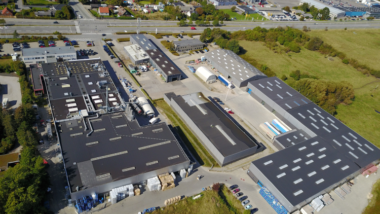 Dana Lims fabrikk i Køge.