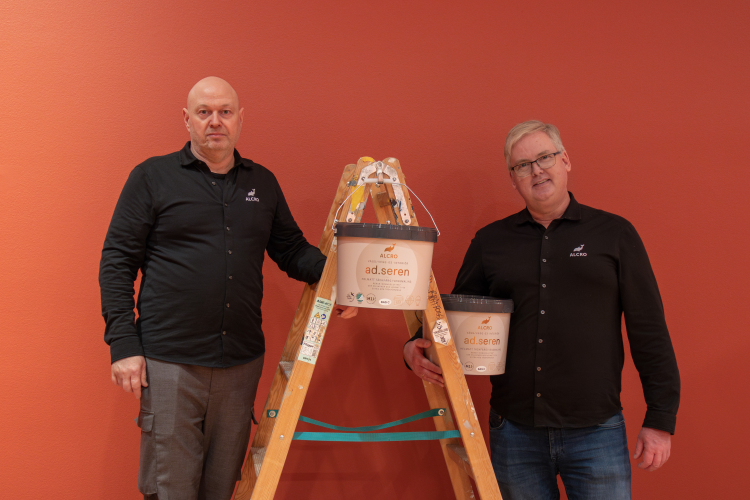 Thomas Marienborg og Glenn Godtfredsen hos Tikkurila Norge