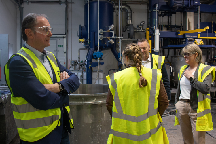 Rune Ludvigsen, Emma Wold, Lars Christensen og Agathe Børhaug.