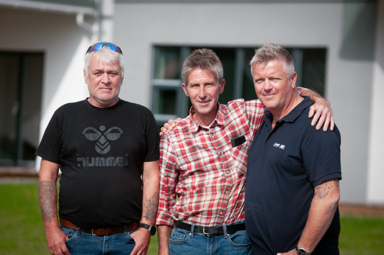 Even Ekeland, John Roald Hadeland og Ragnar Lien