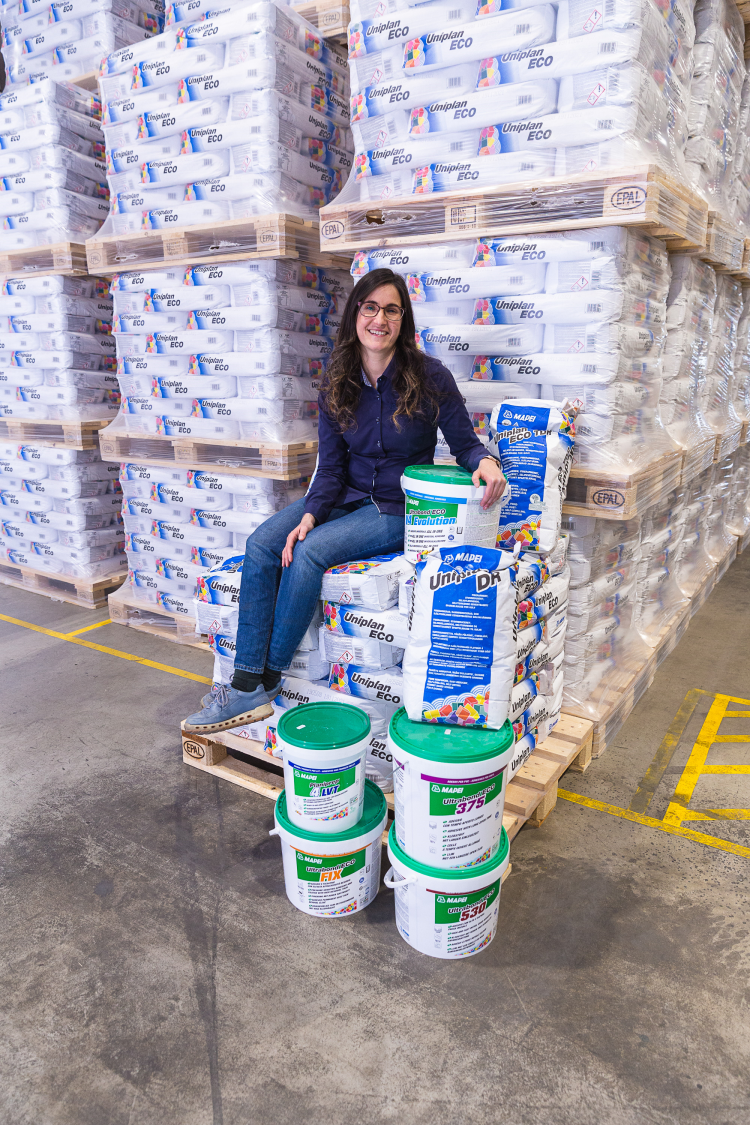 Federica Mudu, produktsjef gulv. 