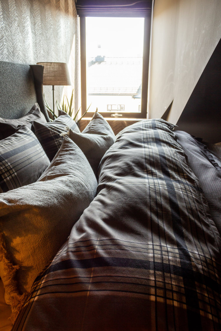 flanellruter i sateng