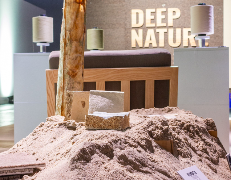 Naturmaterialer i trendutstilling