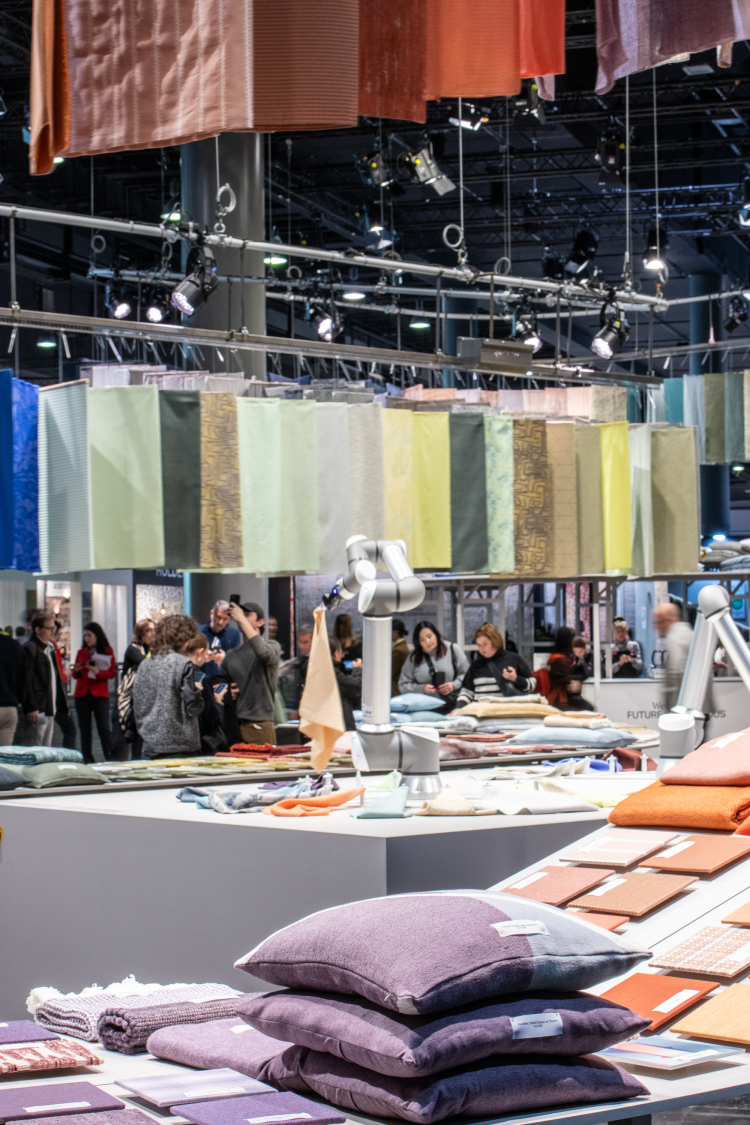 farger tekstiler rom