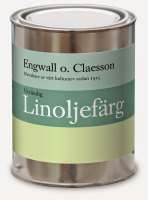 Engwall o. claesson Linoljefärg<br/><a href='https://fargemagasinet.no/mal-holdbart-og-naturlig-med-linoljemaling'>Klikk her for å åpne artikkelen: Mal holdbart og naturlig med linoljemaling</a><br/>Foto: 