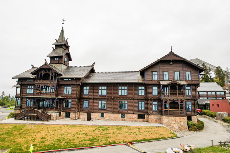 Holmenkollen dronefoto