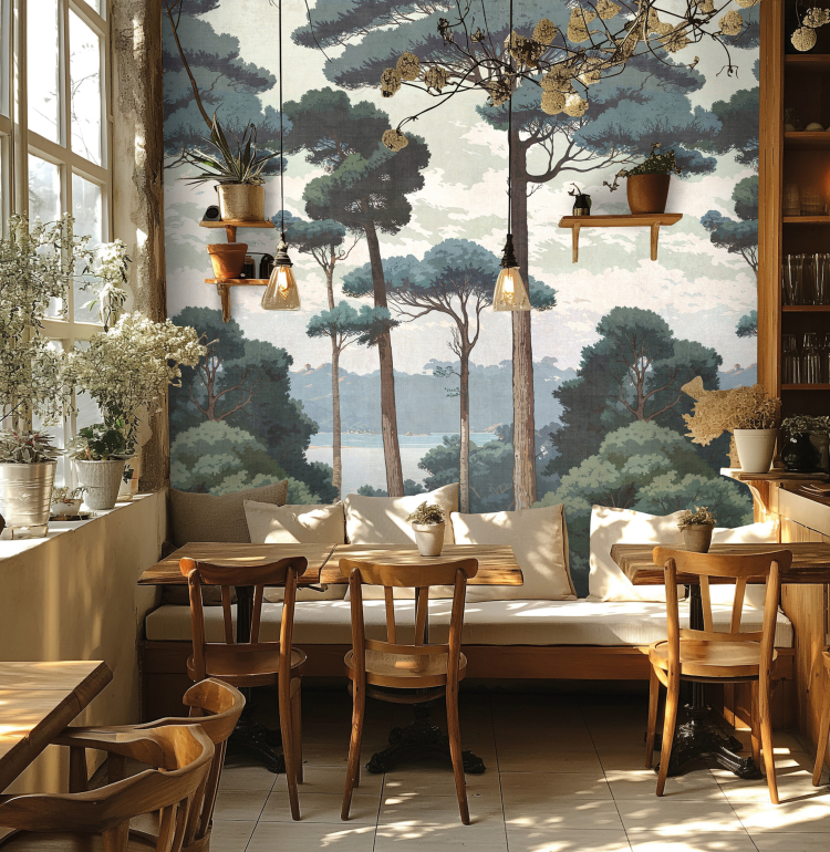 Tapet med kinesisk motiv