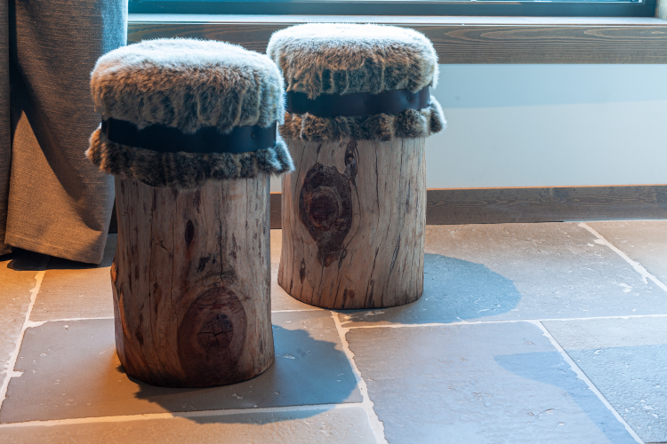 trestubber pels gulv