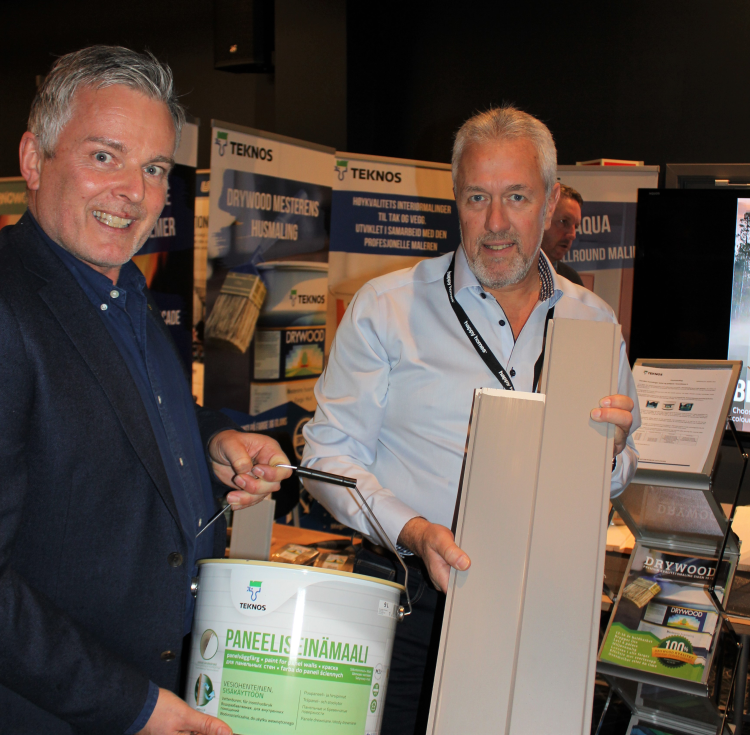 Flemming Heiberg og Per Morten Kværne fra Teknos
