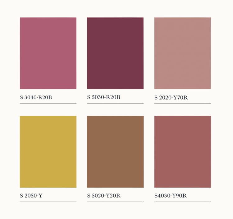 fargepalett 6 farger