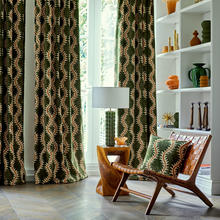 gardiner mønster vindu lyst