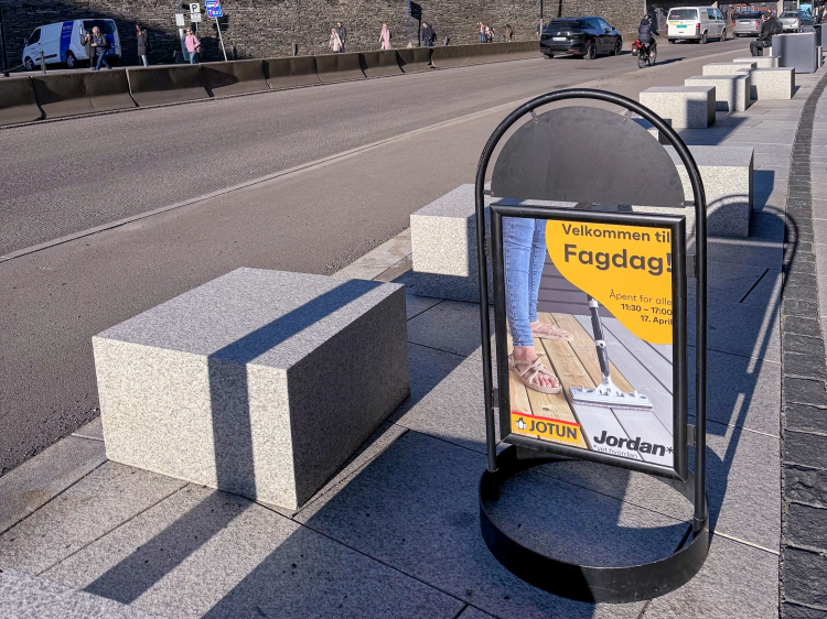 gatebukk med invitasjon til fagdag