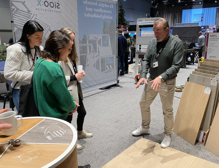 Gulv på Kulørs fagmesse