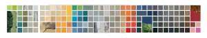 MANGE FARGER: Hele den nye linoleumkolleksjonen består av ni designgrupper med til sammen 159 forskjellige farge- og mønstervarianter. Bare fantasien setter grenser for kombinasjonsmulighetene dette gir. <br />Foto: Gerflor
