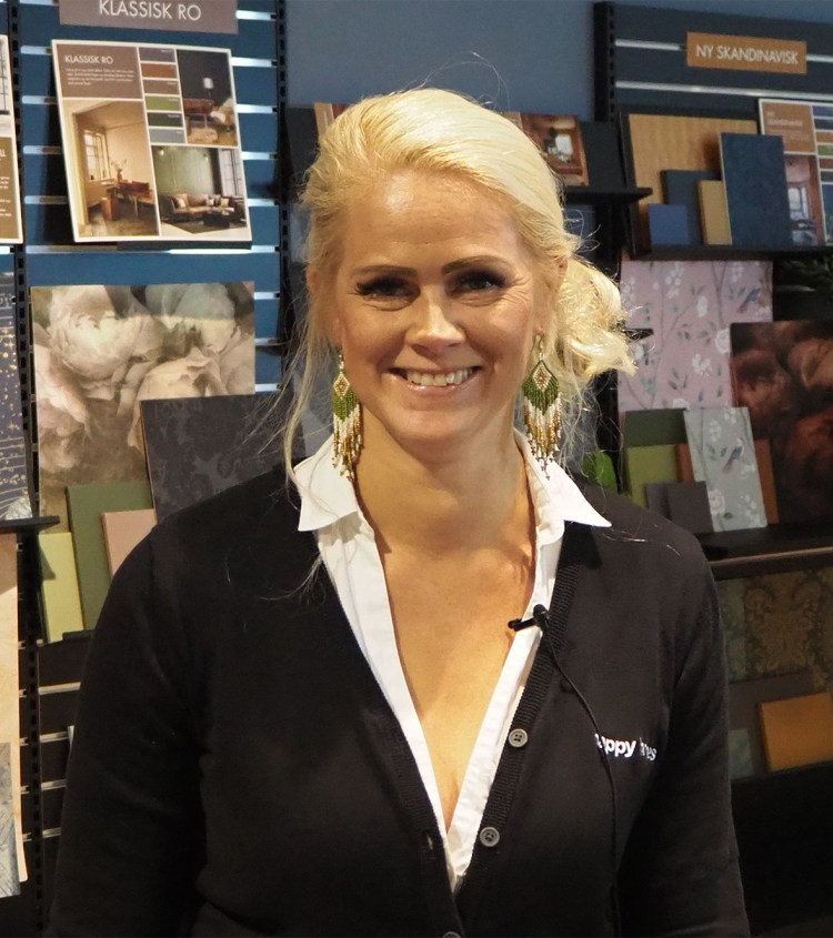 Portrett av Lene Høiseth, Happy Homes