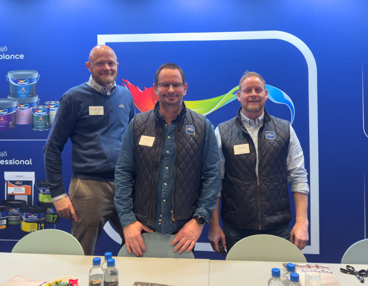 Jon Magne Rønsberg, Kim Telle og Magne Roås, Akzo Nobel Coatings