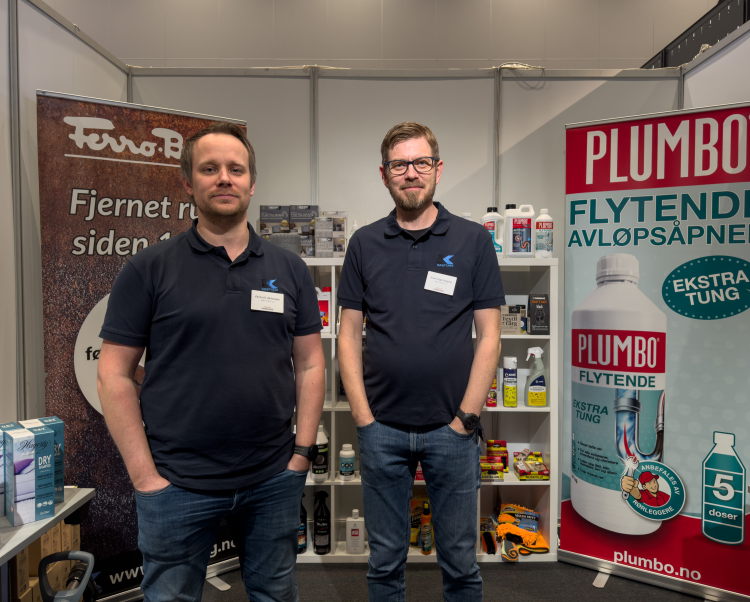  Øyvind Lillebergen og Svein Inge Wigene fra Krefting & Co 